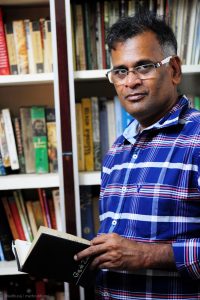 Jaya mohan,writer in his home at Nagarkovil,Tamilnadu